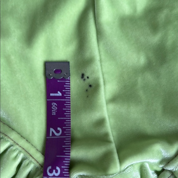 Solstice Intimates Lime Green Ruffled Shorts - Picture 4 of 7